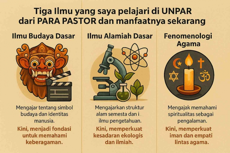 3 ilmu yang bermanfaat saat saya berkarir, Sumber: Dokumentasi pribadi Merza Gamal diolah dengan Generative AI 