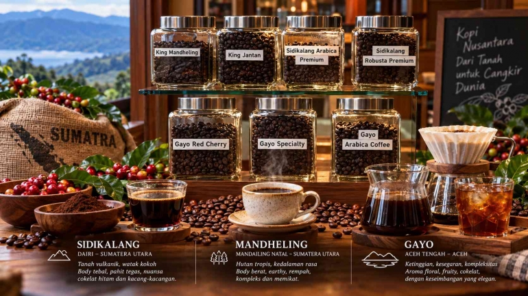 Tiga Wajah Kopi Sumatra: Menelusuri Sidikalang, Mandheling, dan Gayo