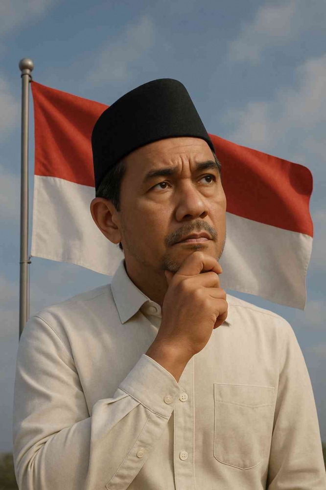 Apakah Kita Sudah Merdeka? Ilustrasi Image Generated ChatGPT5 Prompt By Jody Aryono