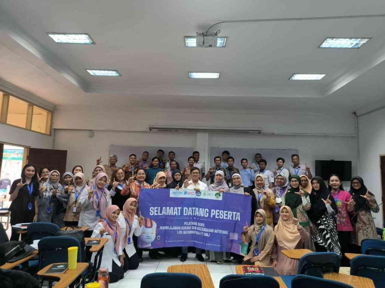 Peserta Pelatihan Koding KA Lokus Jakarta usat 1 dan 2 , Sumber : Dok. FTUMJ