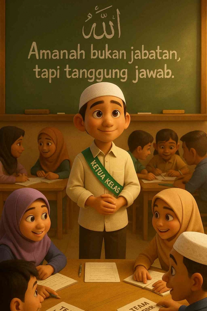 Image Ketua Kelas : AI Image Generated &nbsp;ChatGPT4o Prompt By Jody Aryono