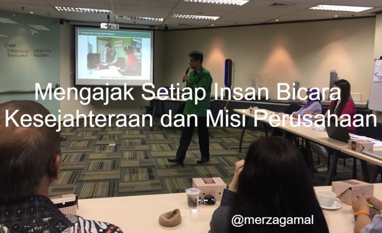 Menyertakan insan perusahaan dalam percakapan kesejahteraan (image by Merza Gamal)