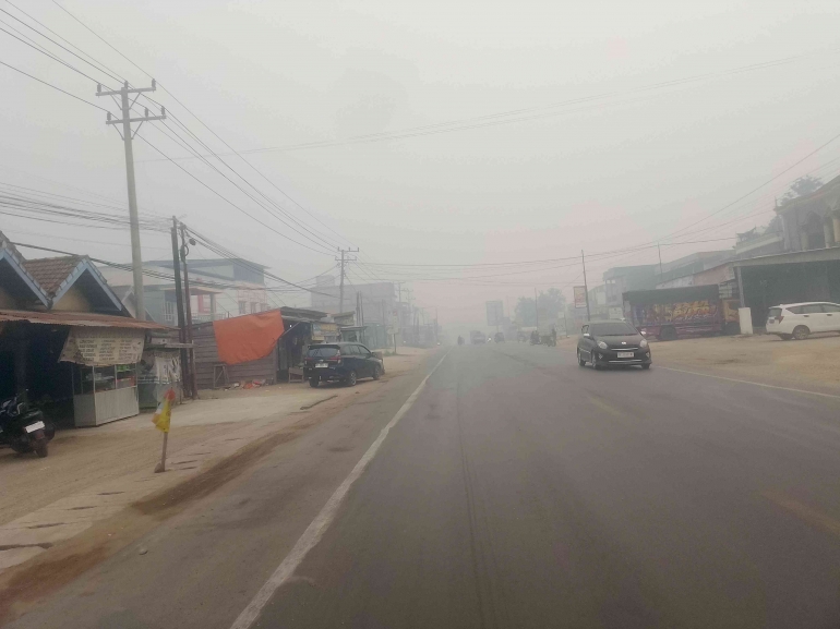 Gambut Muara Medak Terbakar 300 Hektare, Bayung Lencir Dikepung Asap