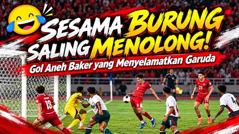 Sesama Burung Saling Menolong! Gol Aneh Baker yang Menyelamatkan Garuda