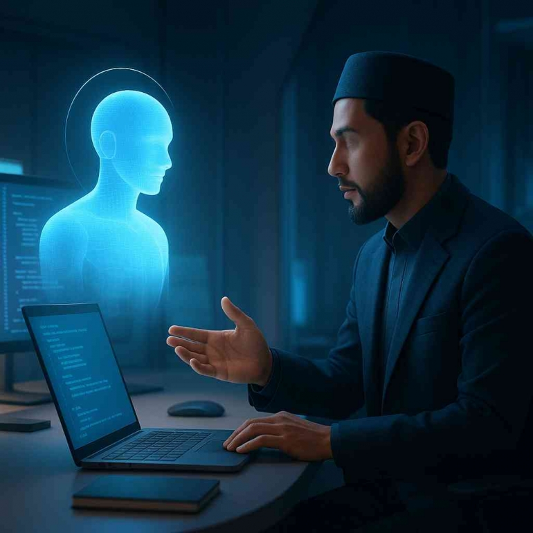 Ilustrasi dibuat oleh AI (ChatGPT + DALL*E, OpenAI). 
