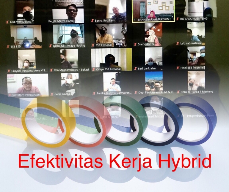 Efektivitas kerja hybrid | Sumber: Dokumentasi Merza Gamal 
