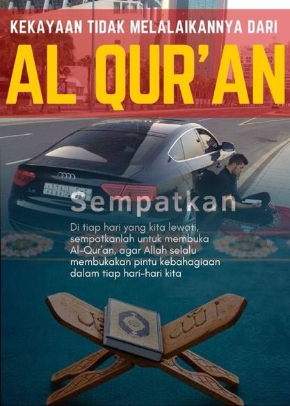 Image: Sempatkan setiap hari membaca Al Quran (by Merza Gamal)
