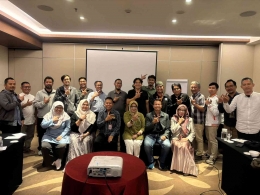 Foto Bersama Kami yg Sudah Kembali Menjadi Asesor dengan Para Master Asesor , Dok Pribadi Jody Aryono