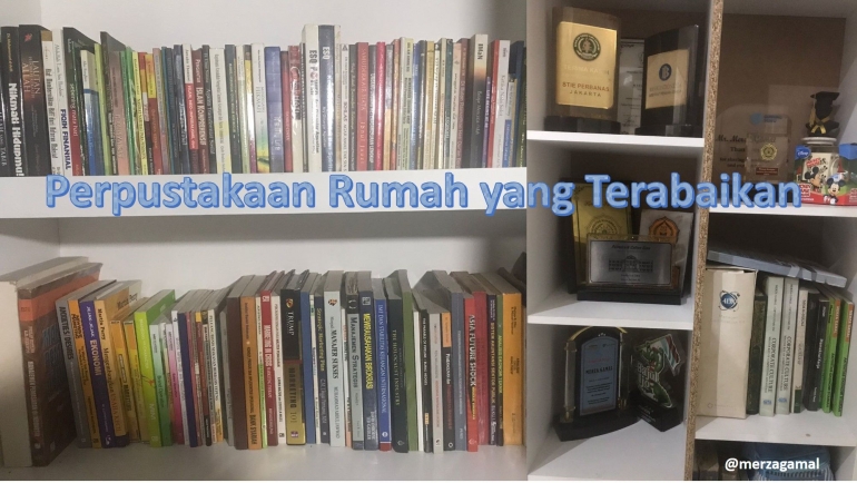 Image: Sebagian buku di Perpustakaan Rumah Kakek Merza 