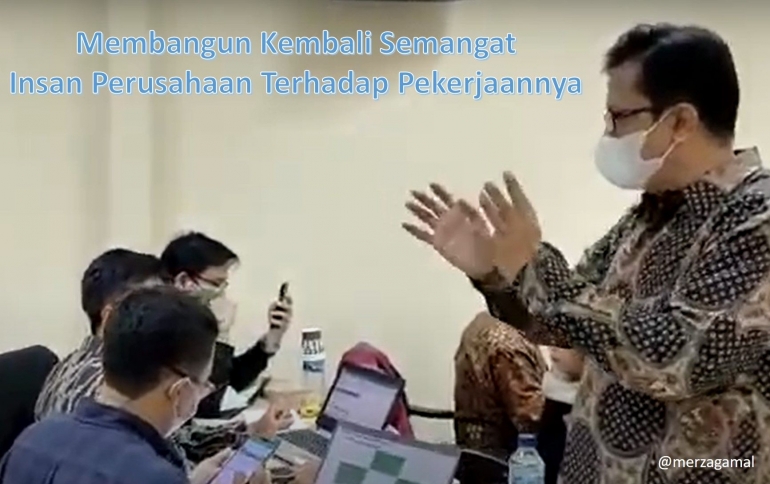 Image: Bagaimana upaya perusahaan membangun kembali semangat insan perusahaan terhadap pekerjaan mereka (Photo by Merza Gamal)