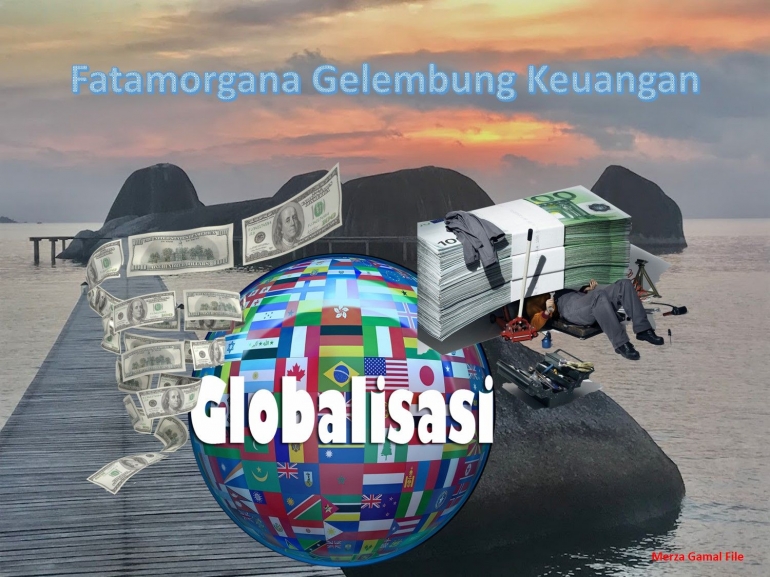 Image: Ilustrasi Fatamorgana Gelembung Keuangan by Merza Gamal