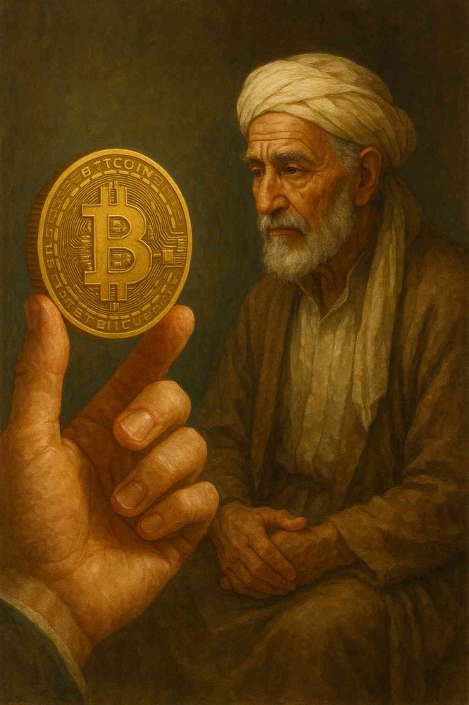 Crypto: Antara Inovasi Finansial dan Batasan Syariah:Sumber: Ilustrasi dibuat oleh AI (ChatGPT + DALL·E, OpenAI) Prompt By Jody