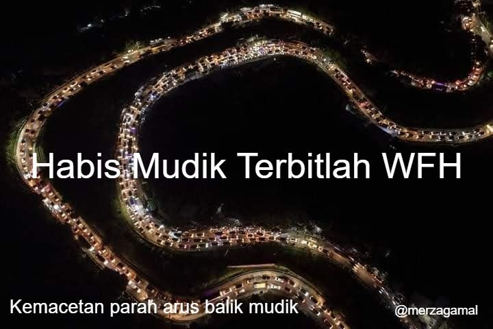 Image: Salah satu kemacetan parah arus balik mudik 2022 &nbsp;(by Merza Gamal)