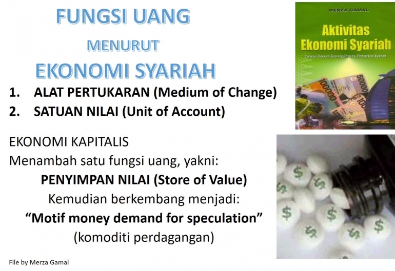 Image: Fungsi Uang Menurut Ekonomi Syariah (File by Merza Gamal)