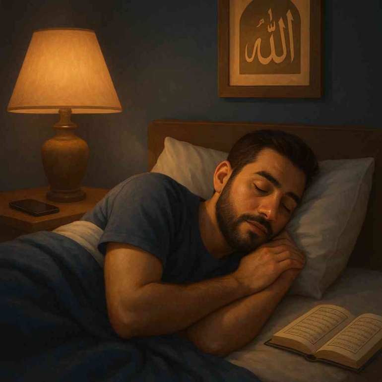 Tertidur Lelap, Sumber ChatGPT5 Prompt By Jody Aryono