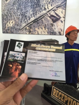 Image: Sertifikat untuk Pengunjung yang telah berhasil menyusuri Lubang Mbah Soero (by Merza Gamal)